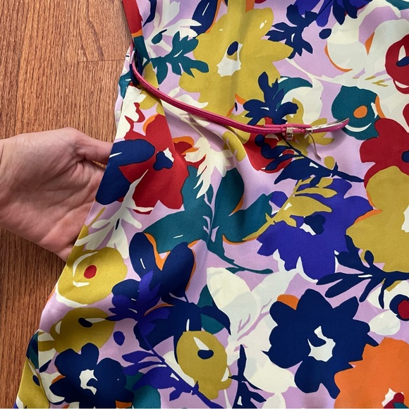 Clements Ribeiro floral sleeveless dress size XL - Picture 6 of 14